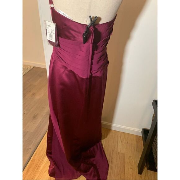 Davids bridal bridesmaid dress/made of honor/mother of the bride color sangaria - Picture 4 of 6